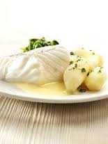 Gebakken grietbot met beurre blanc